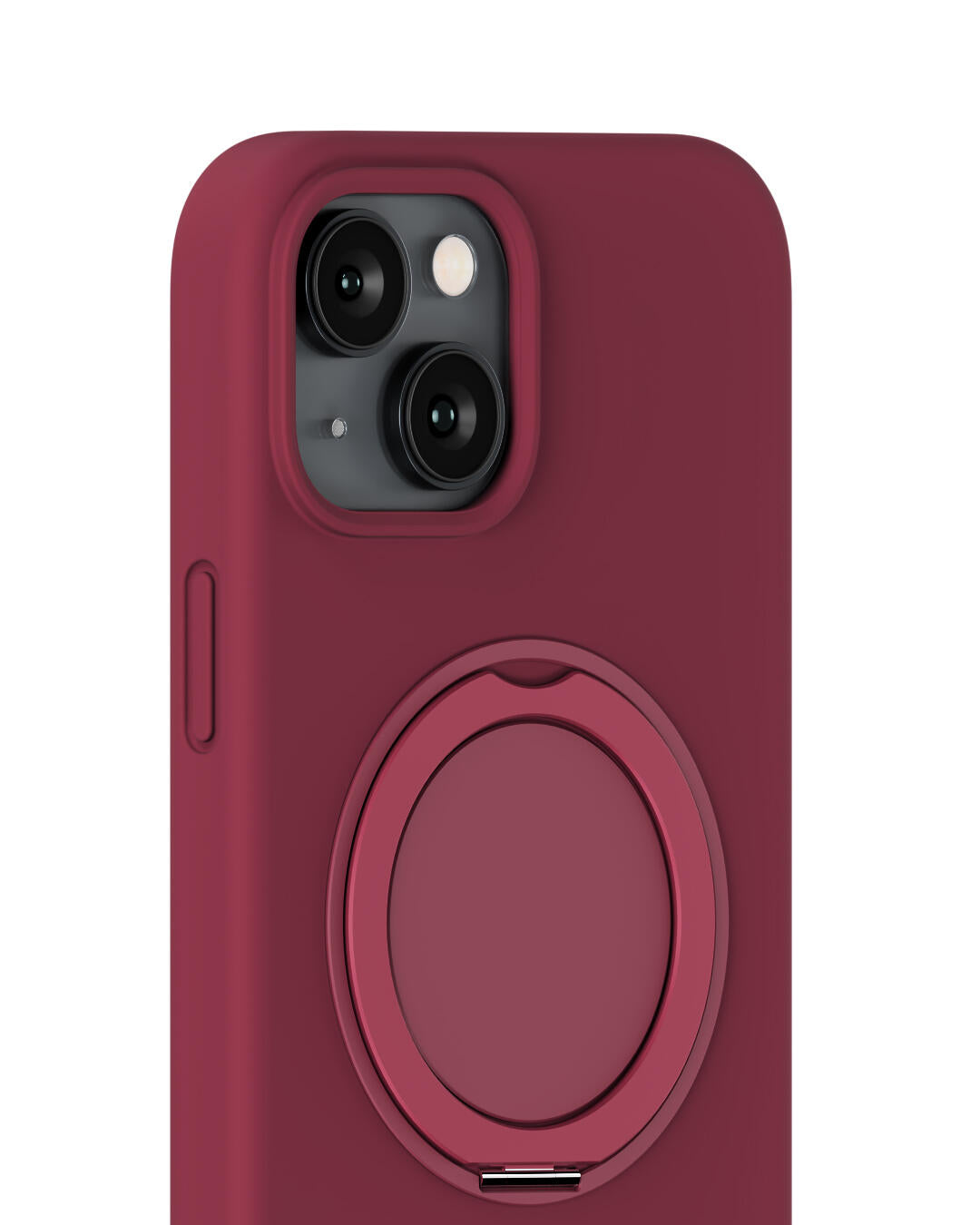 Silicone Stand iPhone cover - Red Velvet